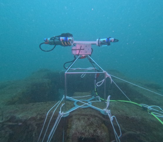 Deployment of the UVP6 Vision profiler at the OBSEA seafloor observatory